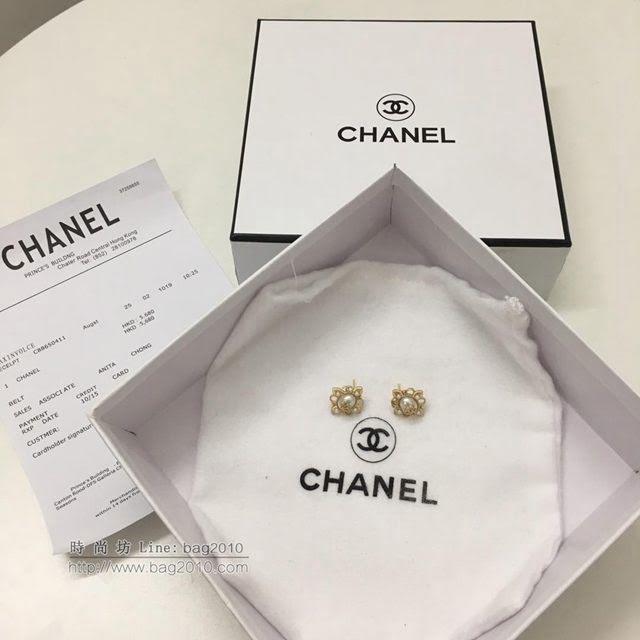 chanel耳環 19New arrival重工 超級壓軸款 香奈兒耳環  gzsc1491